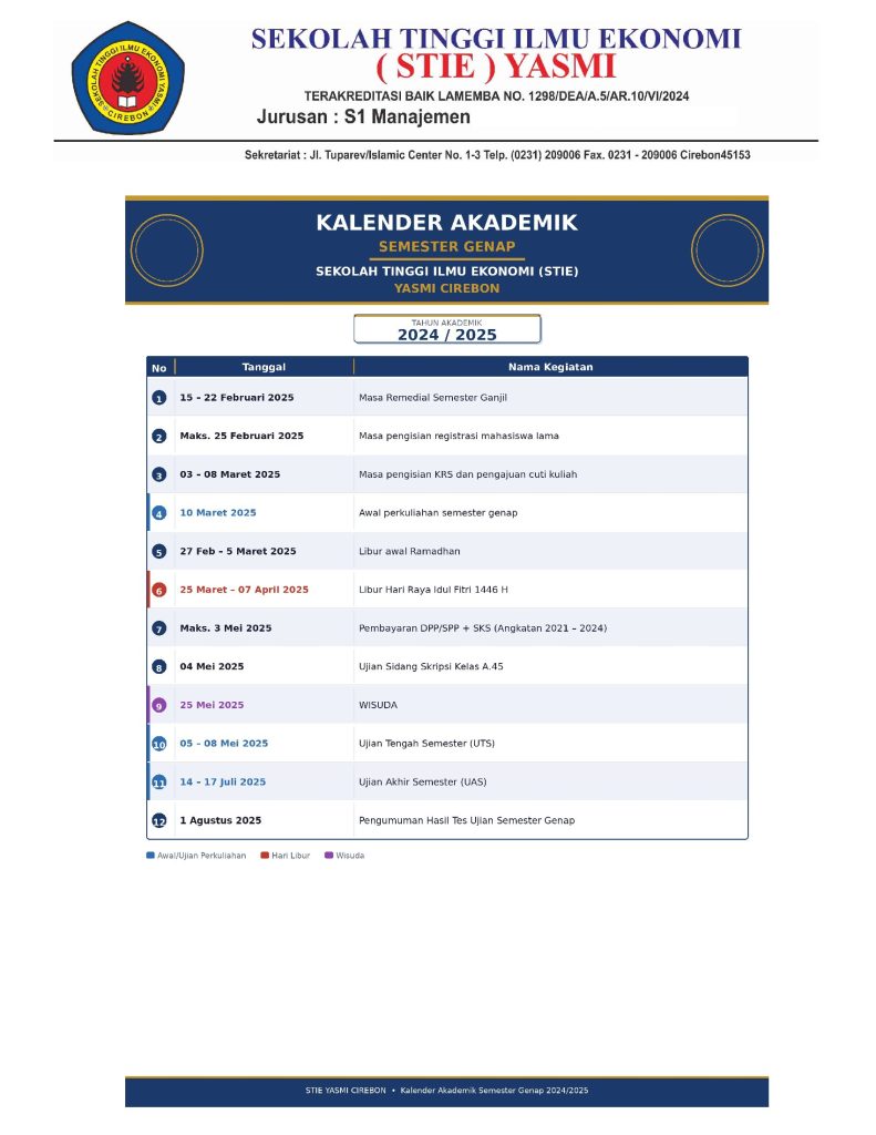 Kalender Akademik